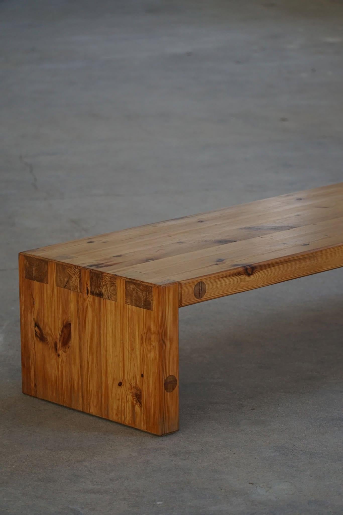 Pine Roland Wilhelmsson Bench, An Early Model 