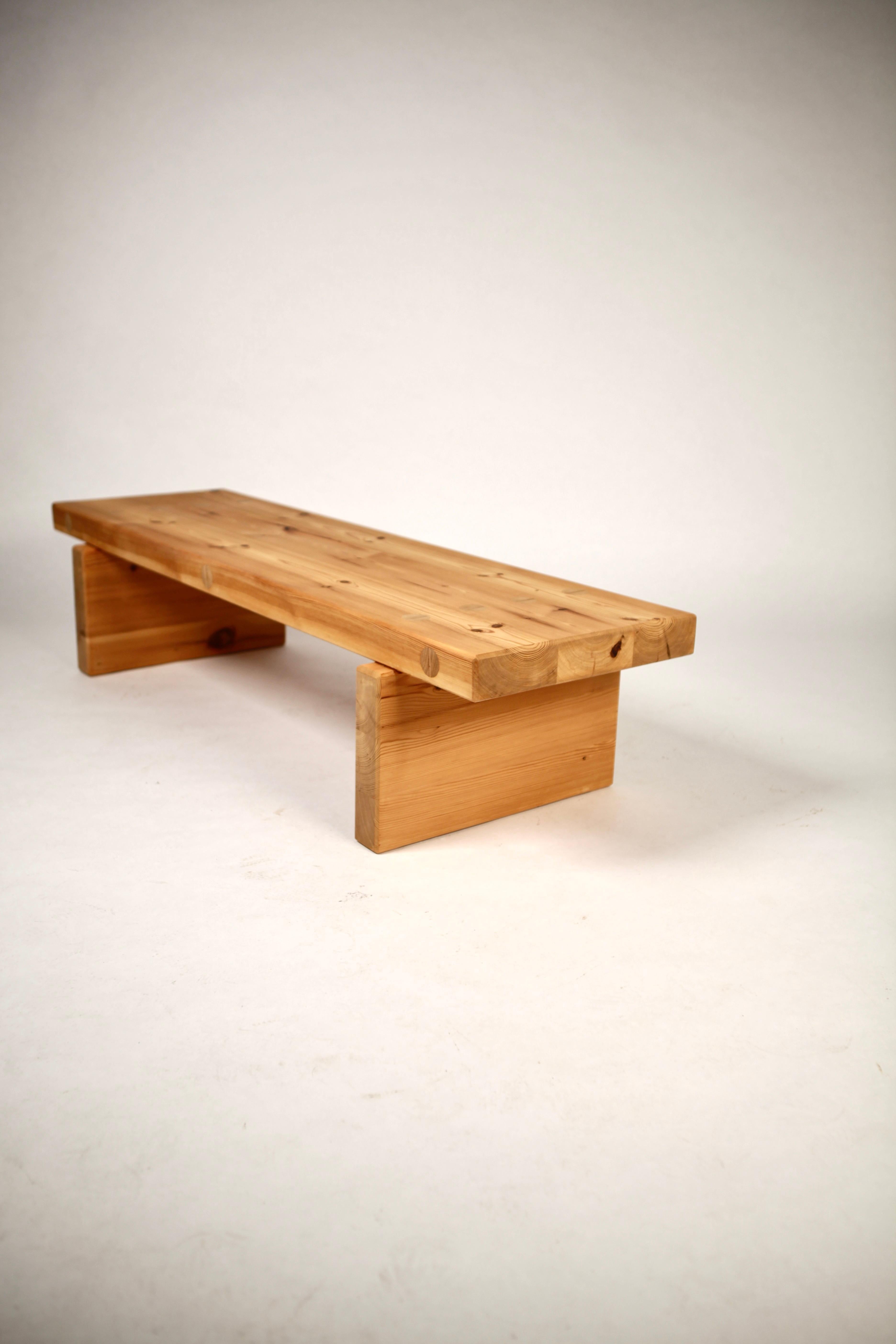 Roland Wilhelmsson, Coffee Table in Pine by Karl Andersson & Söner, Sweden, 1970 For Sale 5