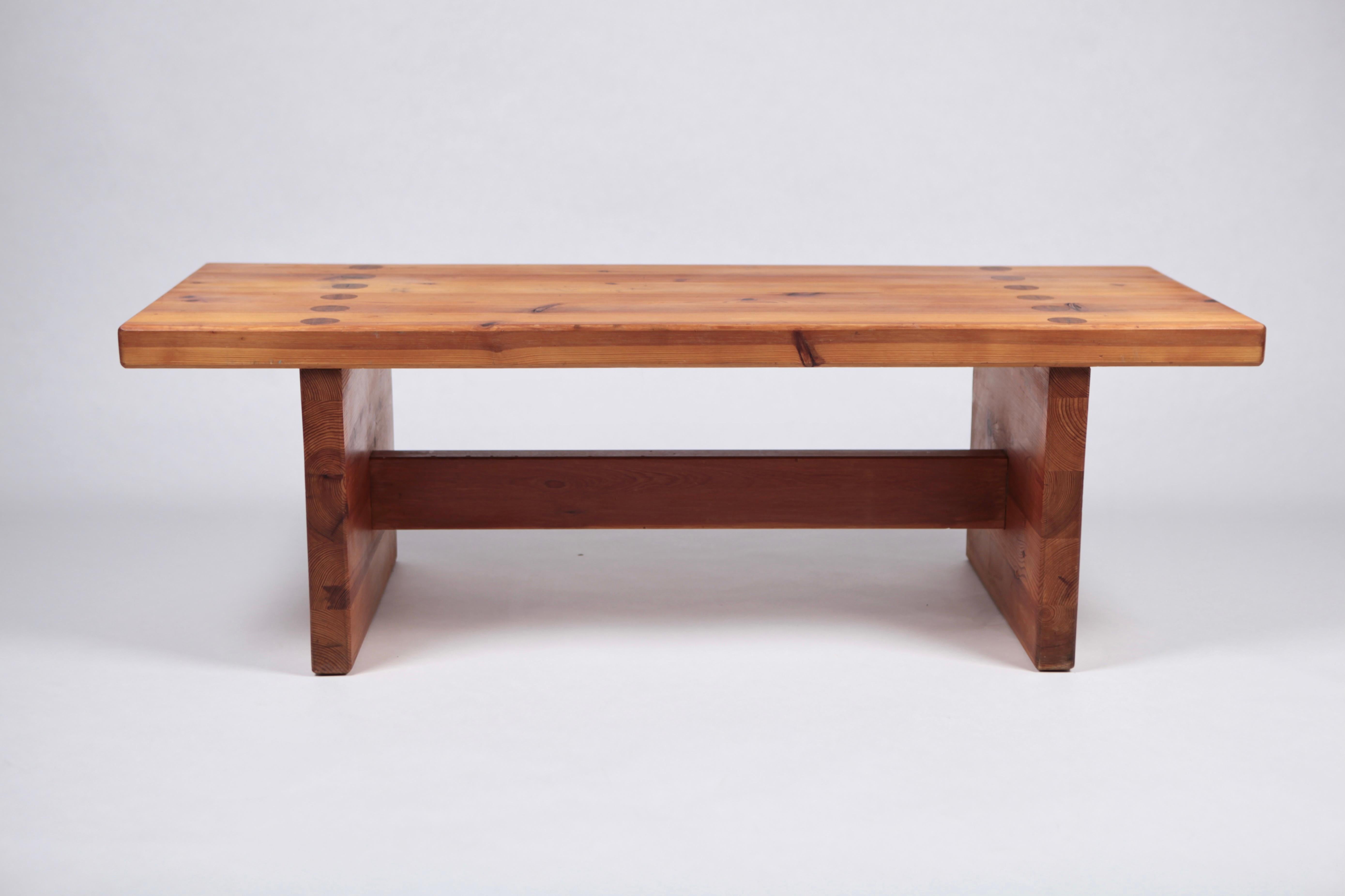 Roland Wilhelmsson, Coffee Table in Pine by Karl Andersson & Söner, Sweden, 1970 5