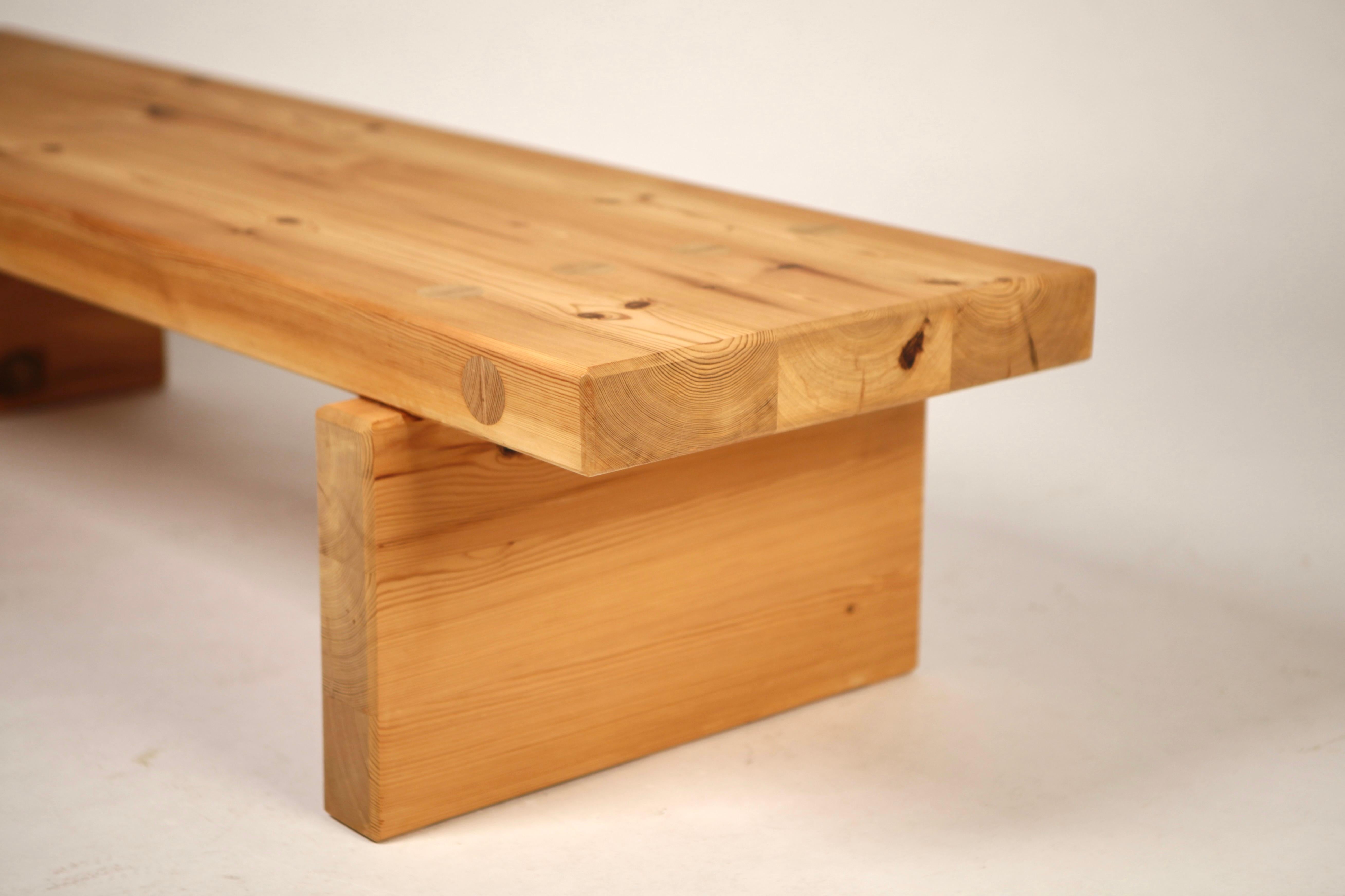 Roland Wilhelmsson, Coffee Table in Pine by Karl Andersson & Söner, Sweden, 1970 For Sale 6