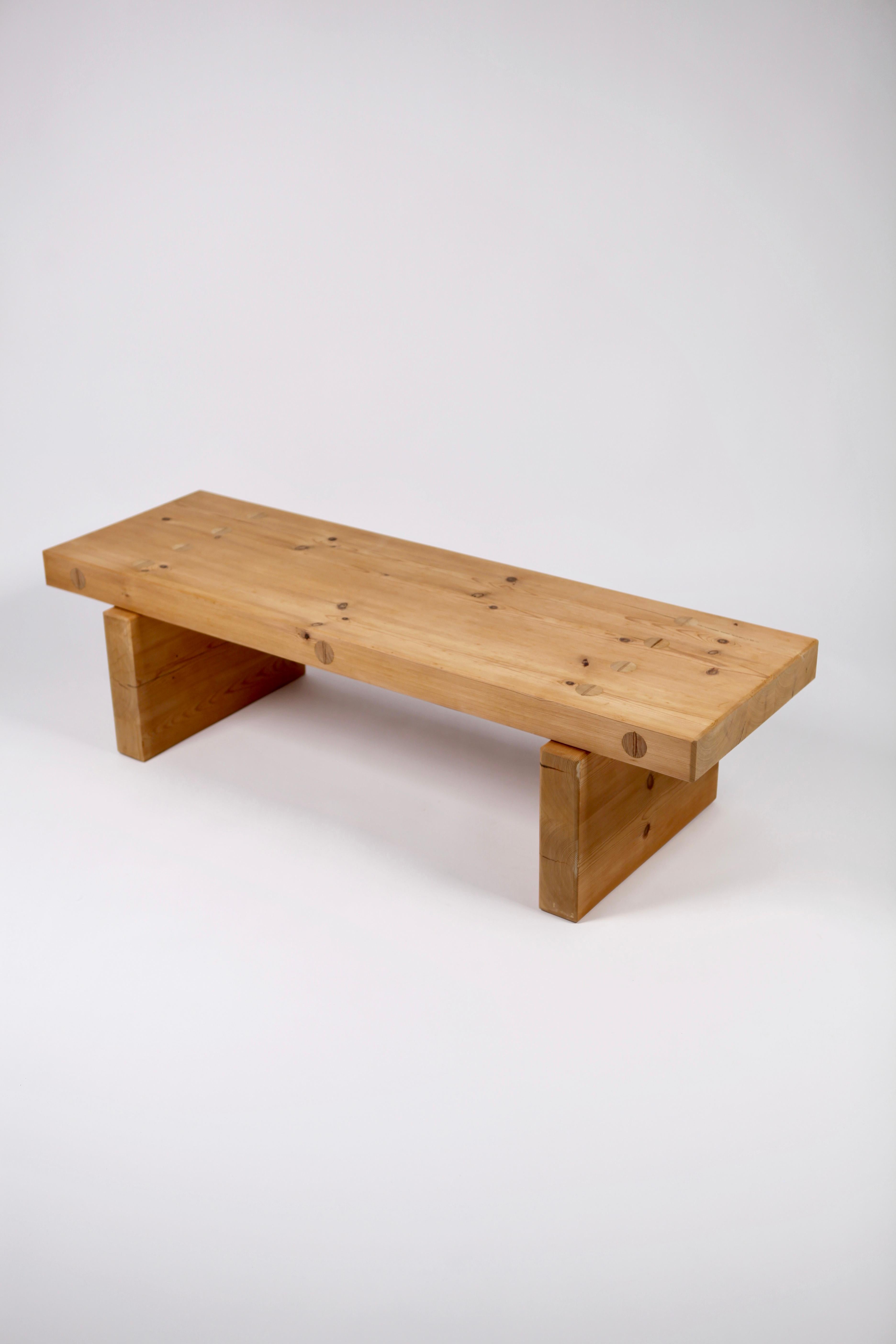Swedish Roland Wilhelmsson, Coffee Table in Pine by Karl Andersson & Söner, Sweden, 1970