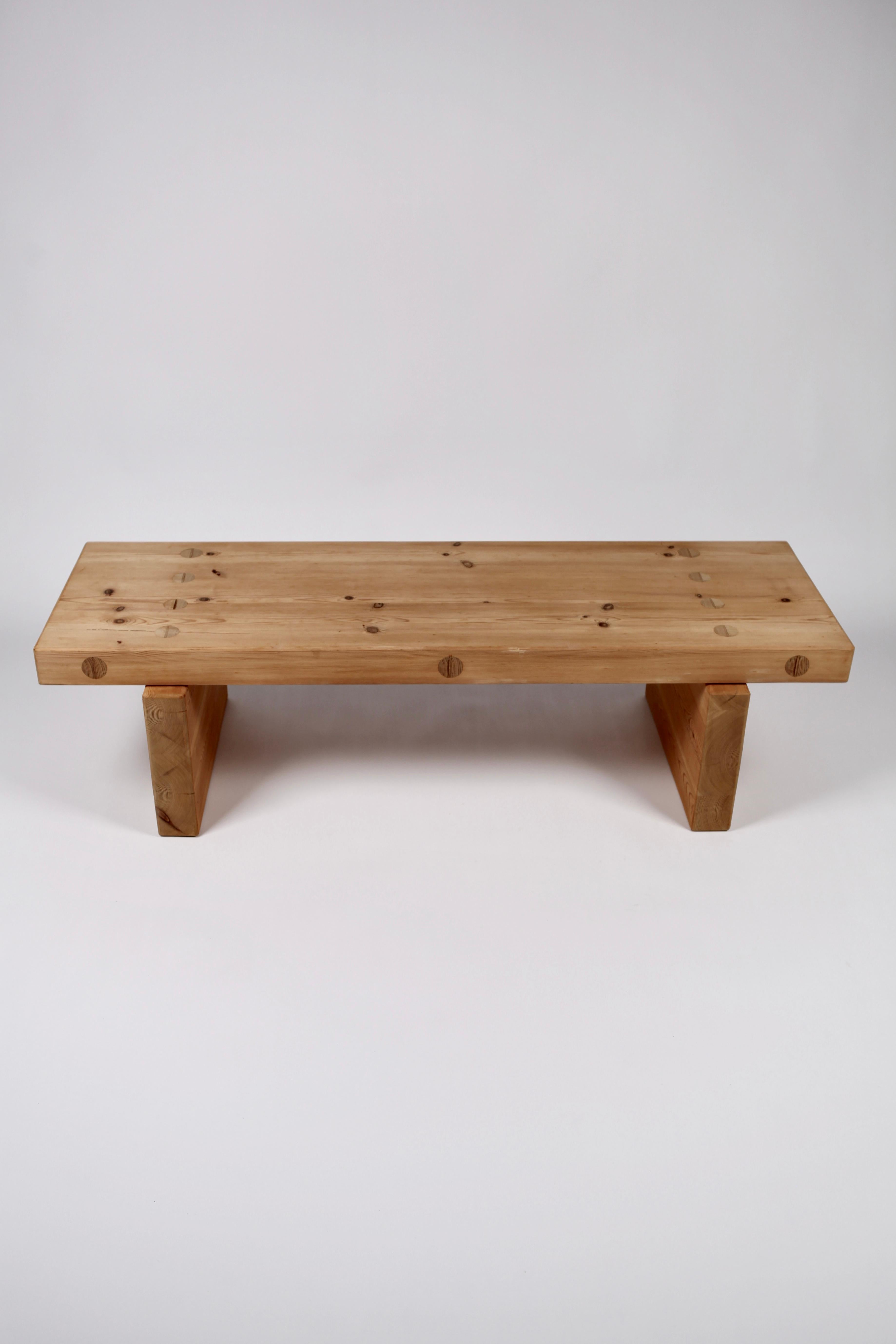 Roland Wilhelmsson, Coffee Table in Pine by Karl Andersson & Söner, Sweden, 1970 2