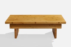 Roland Wilhelmsson, Mesa de centro, Pino, Suecia, Años 70