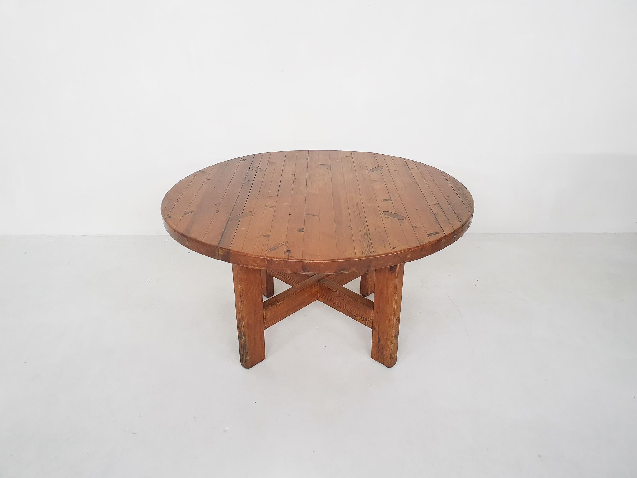 Mid-20th Century Roland Wilhelmsson for Karl Andersson and Soner, Pinewood Dining Table, Sweden For Sale