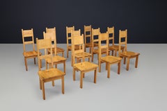 Roland Wilhelmsson for Karl Andersson & Söner Solid Pine Wood Chairs Sweden 1970