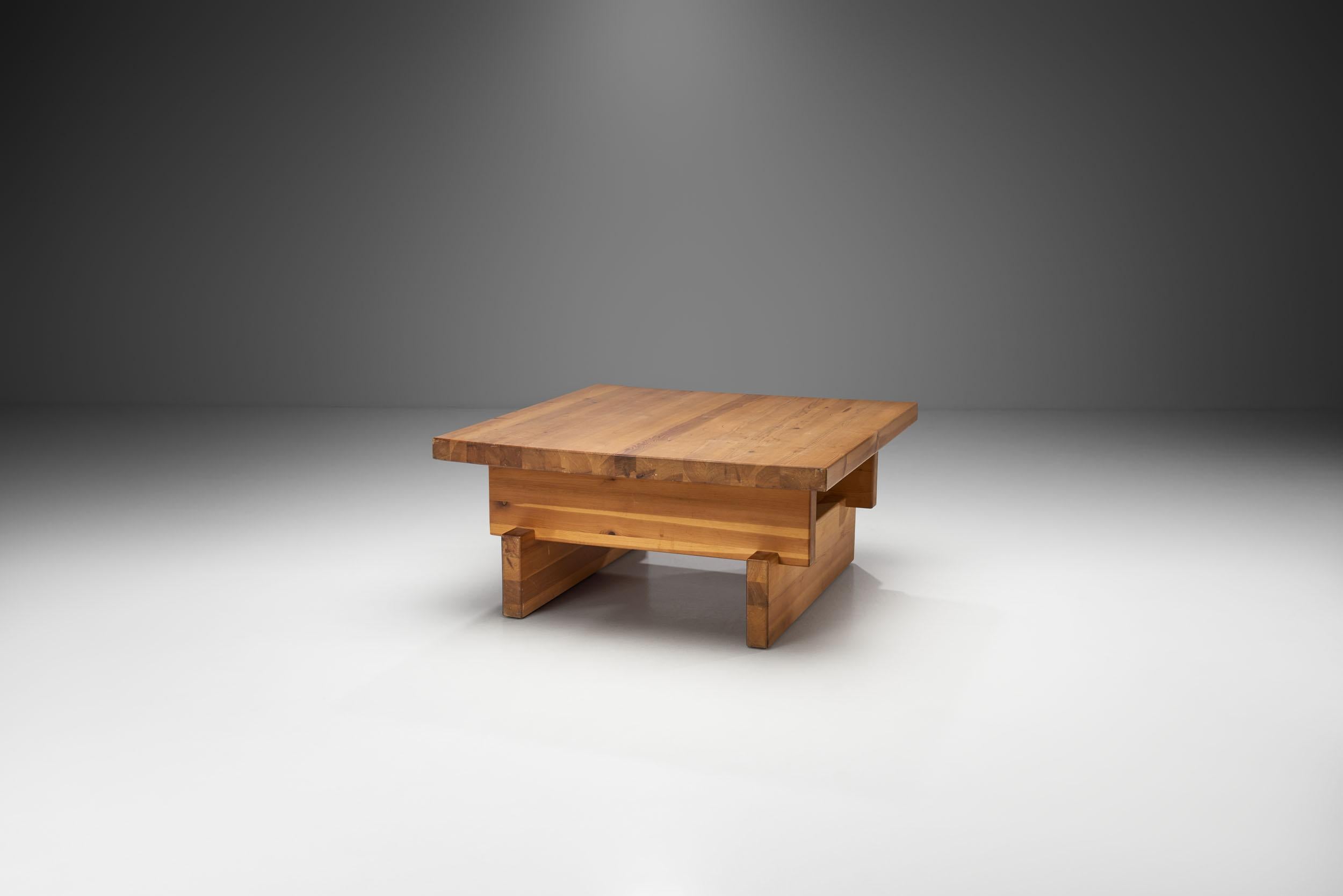 Late 20th Century Roland Wilhelmsson “Kvadrat” Coffee Table, Sweden 1970s For Sale