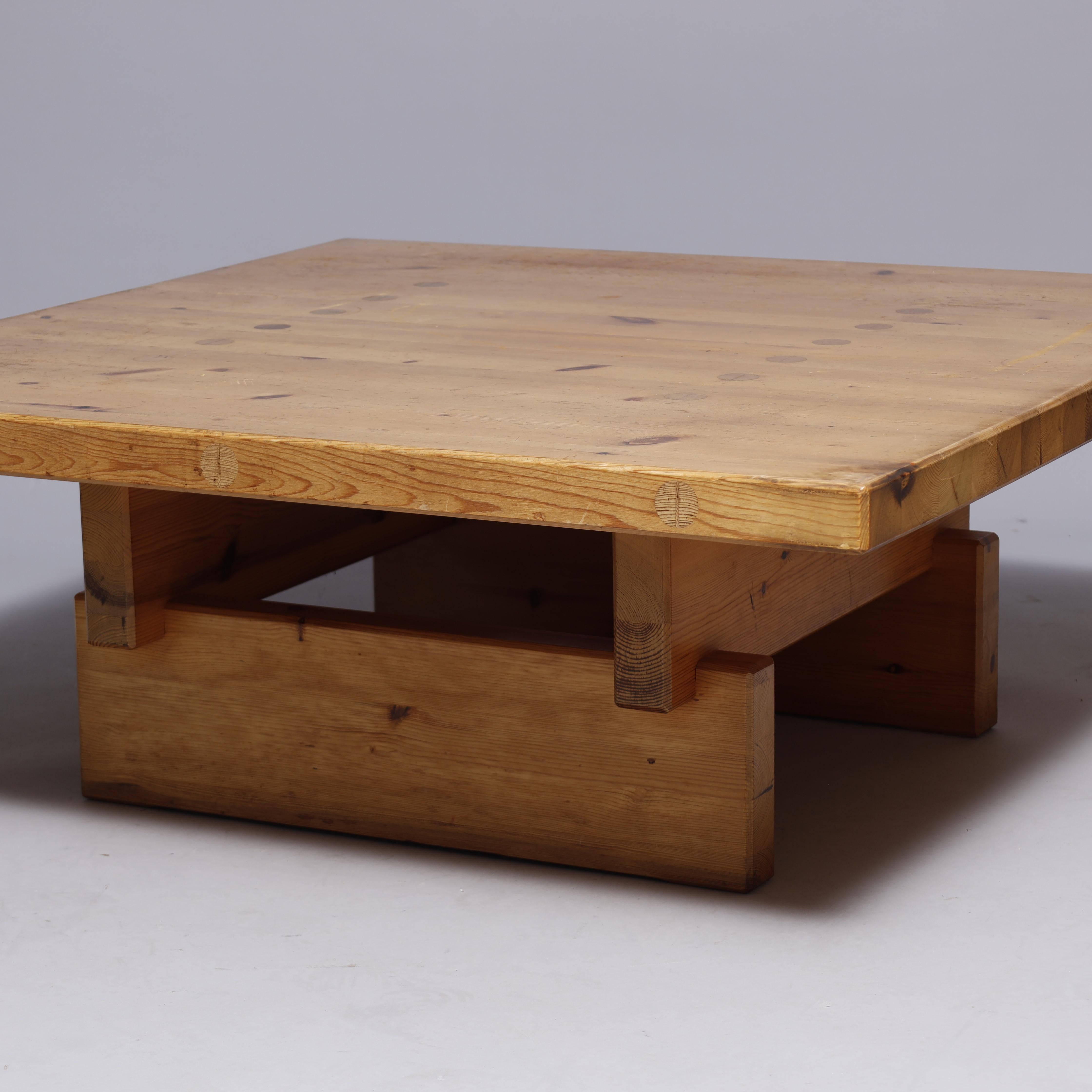 Roland Wilhelmsson Couchtisch aus Kiefernholz, Karl Andersson & Söner, Schweden, 1960er/70er Jahre im Angebot 5