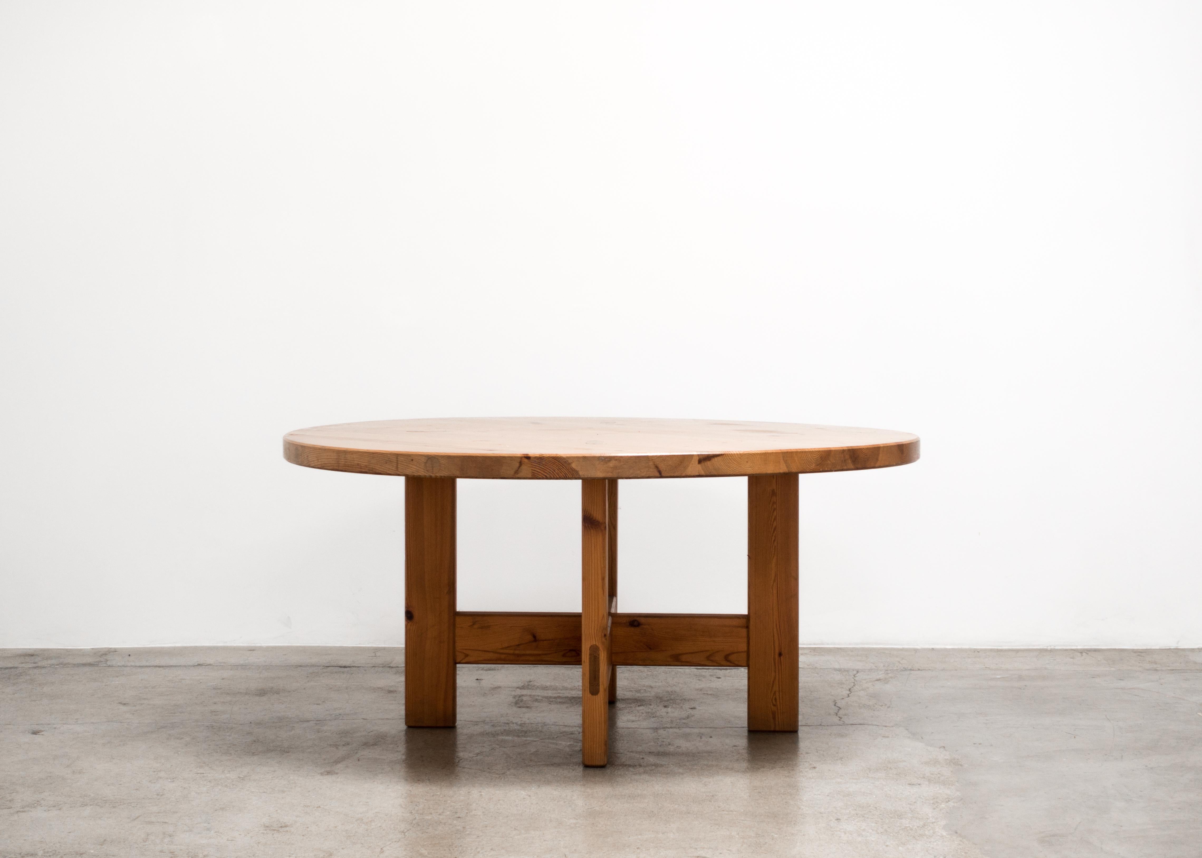 Roland Wilhelmsson Pine Table In Good Condition For Sale In Los Angeles, CA