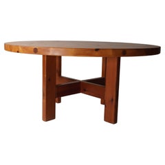 Roland Wilhelmsson Round Pine Table