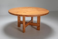Roland Wilhelmsson Solid Pine Dining Table for Karl Anderson & Söner, Sweden
