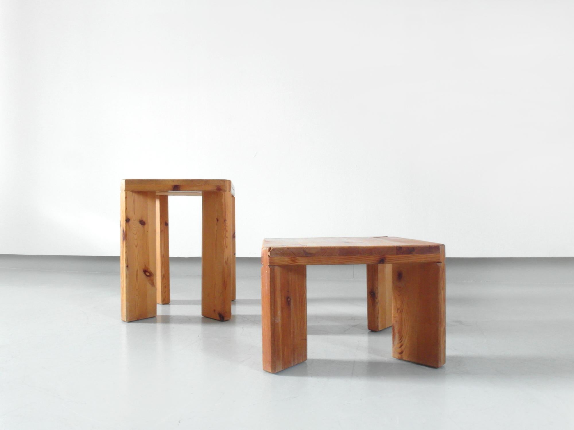 Roland Wilhelmsson, Unique Pair of Signed Stools, Studio of Artist 1965 and 1970 For Sale 9