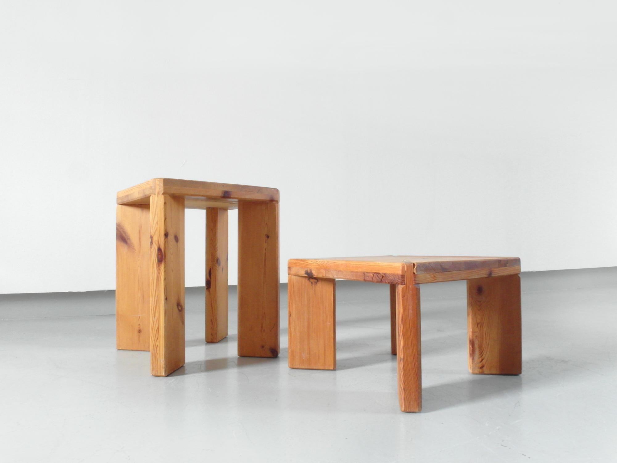 Roland Wilhelmsson, Unique Pair of Signed Stools, Studio of Artist 1965 and 1970 For Sale 10