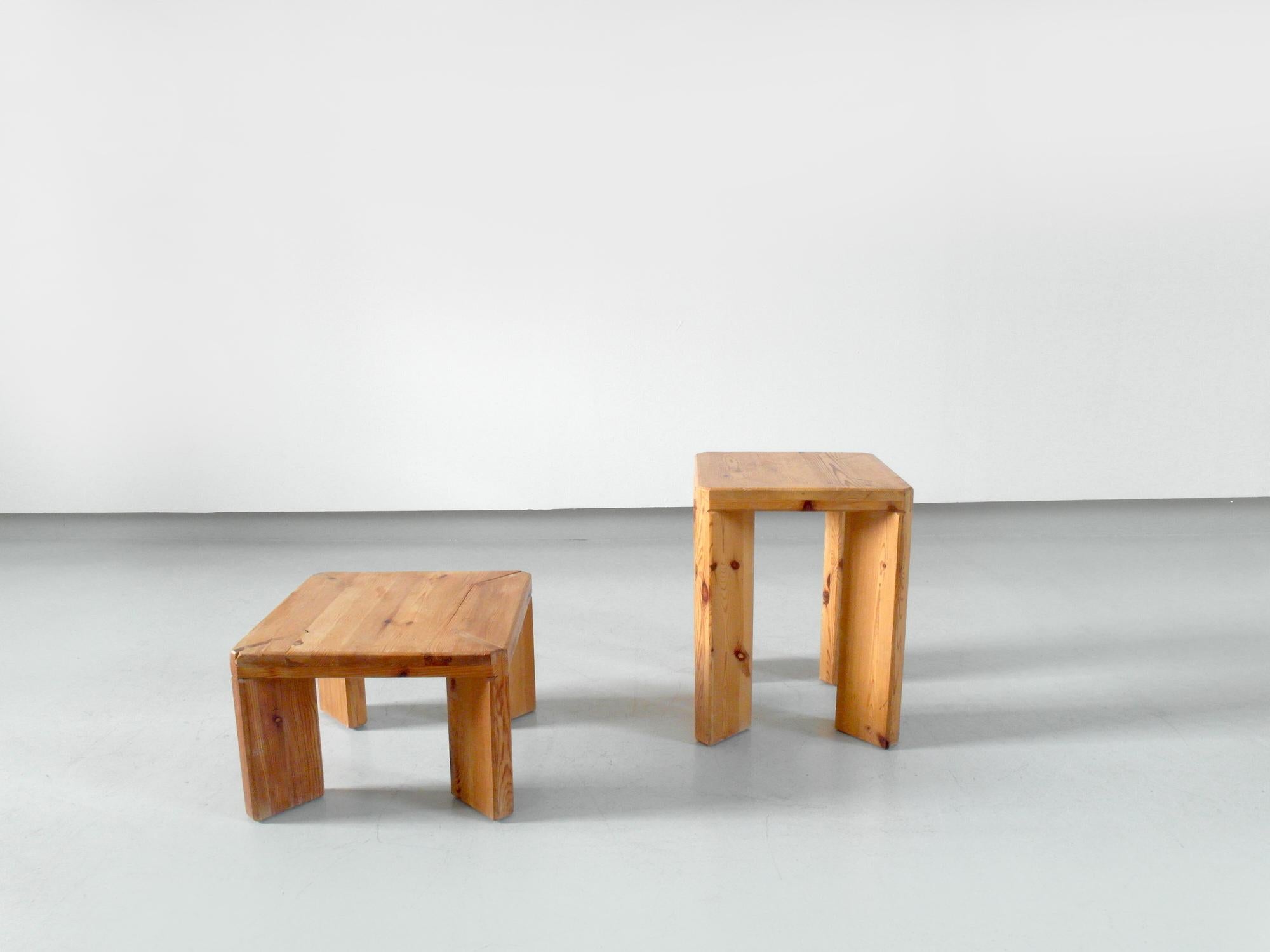 Roland Wilhelmsson, Unique Pair of Signed Stools, Studio of Artist 1965 and 1970 For Sale 13