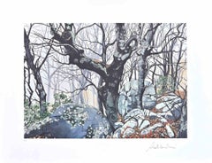 Vintage In The Forest - Screen Print by Rolandi - 1980s