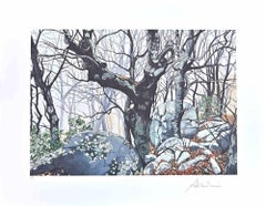 In the Forest - Screen Print by Rolandi - 1980s