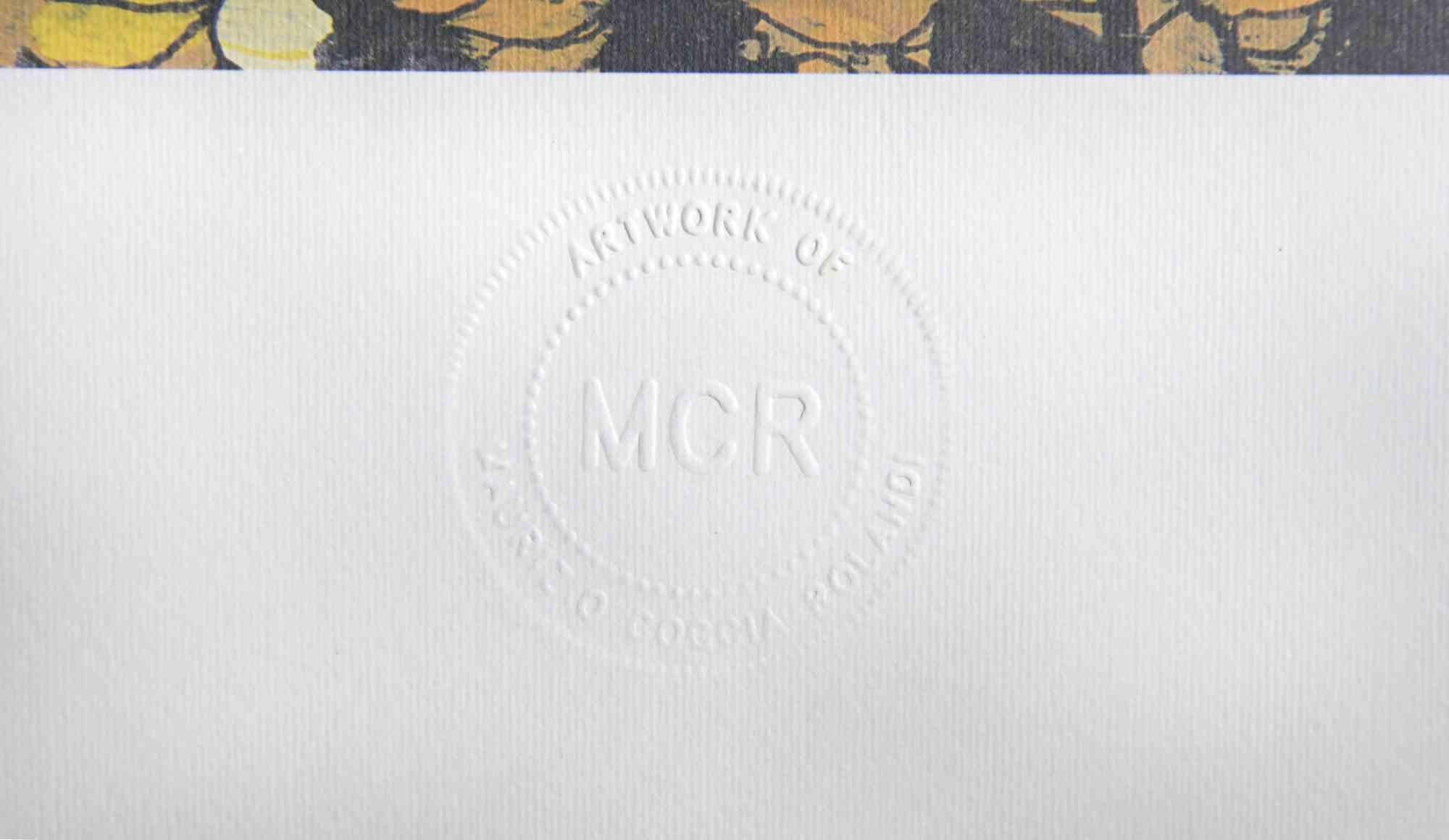 Screen print realized by the italian painter Rolandi, in the 1980s.

Hand signed in pencil on the lower right margin.

Artist's proof (as reported in the lower left margin)

Dry stamp in the lower margin.

Maurizio Coccia, also known as 