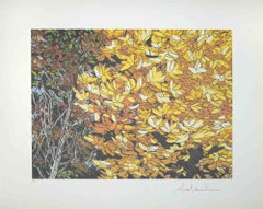 Paysages d'automne - Sérigraphie de Rolandi - années 1980