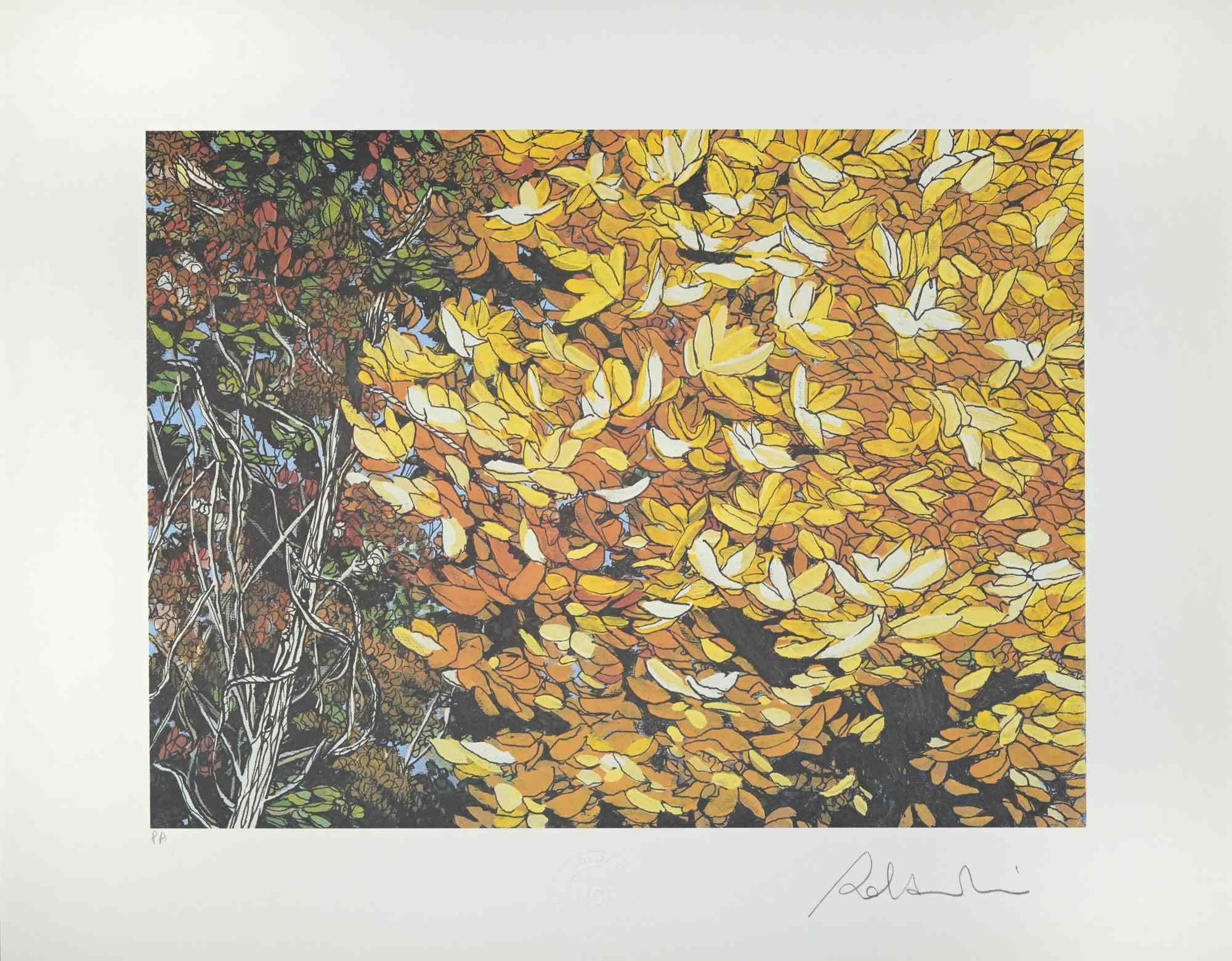 Landscapes of Autumn - Screen Print by Rolandi - 1980s