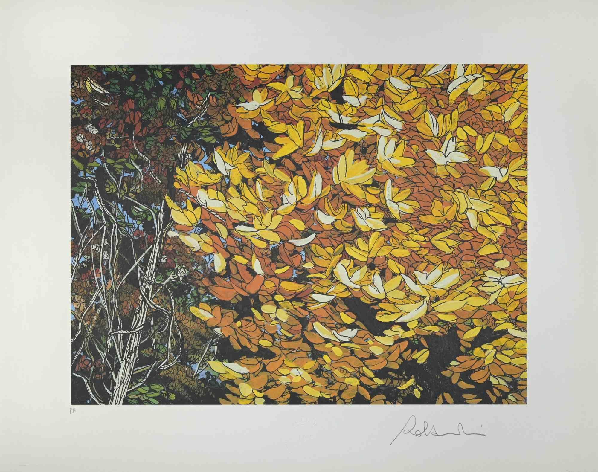 Landscapes of Autumn - Screen Print by Rolandi - 1980s