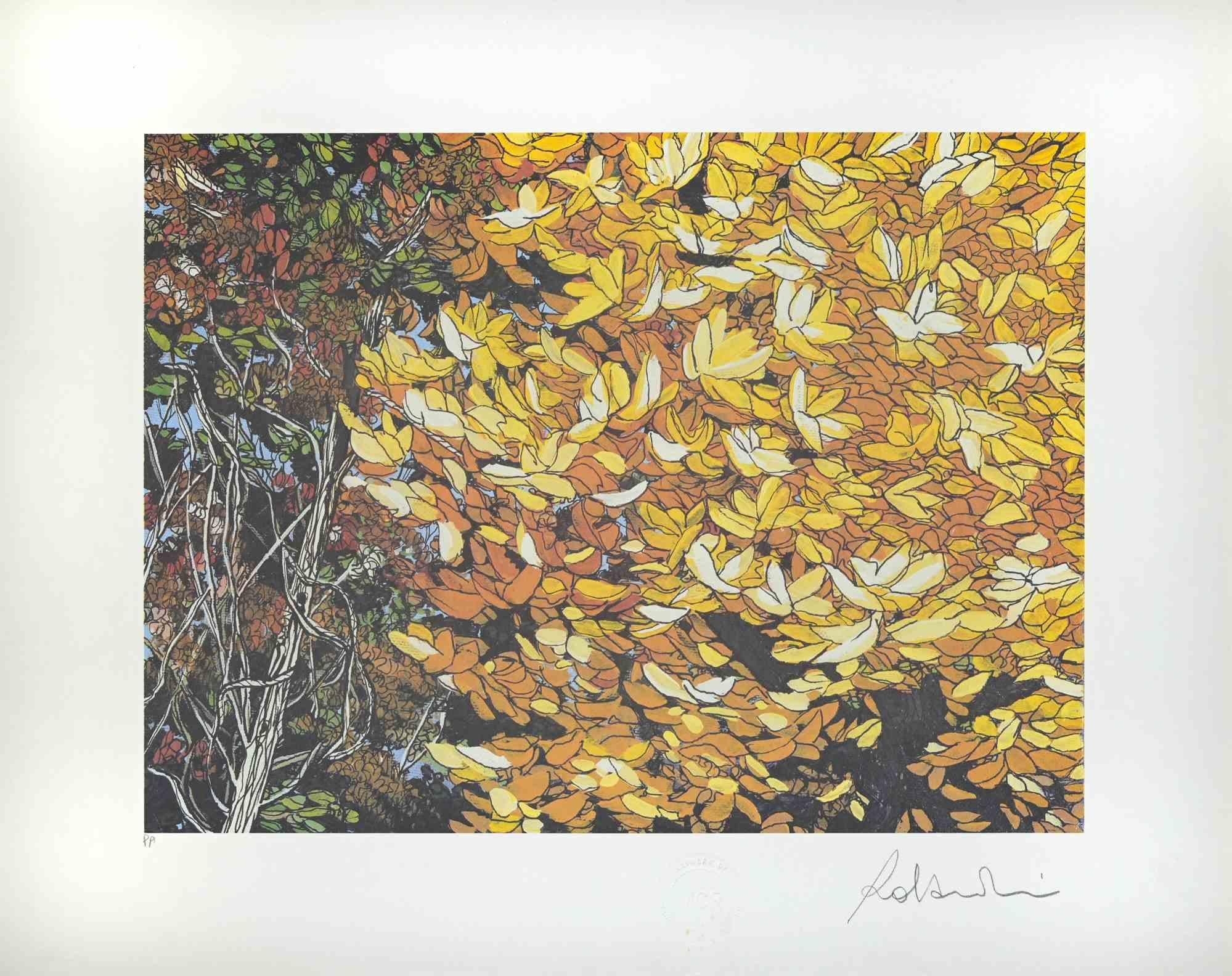 Landscapes Of Autumn - Screen Print by Rolandi - 1980s