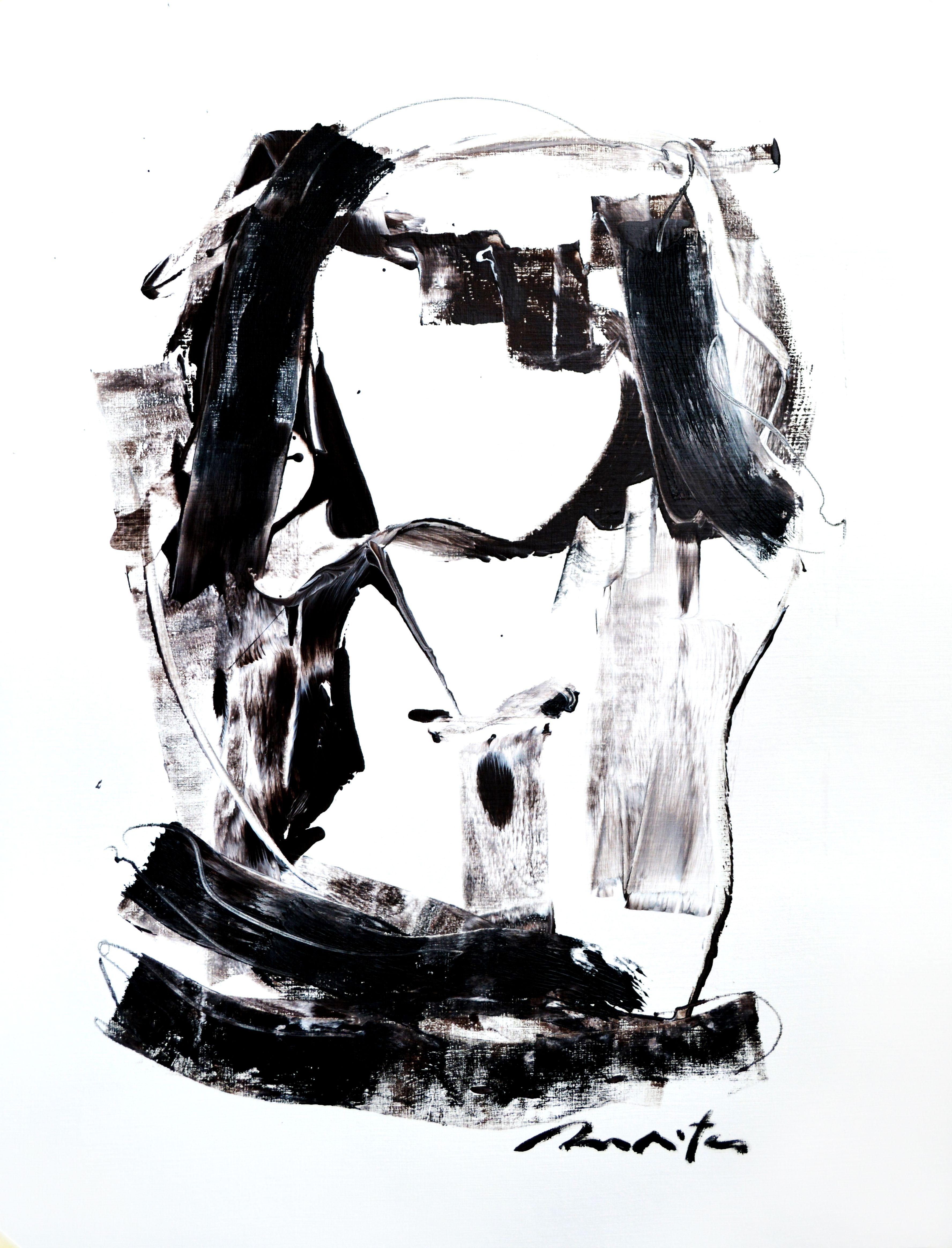 Peinture, huile sur papier - Painting de Rolando Duartes