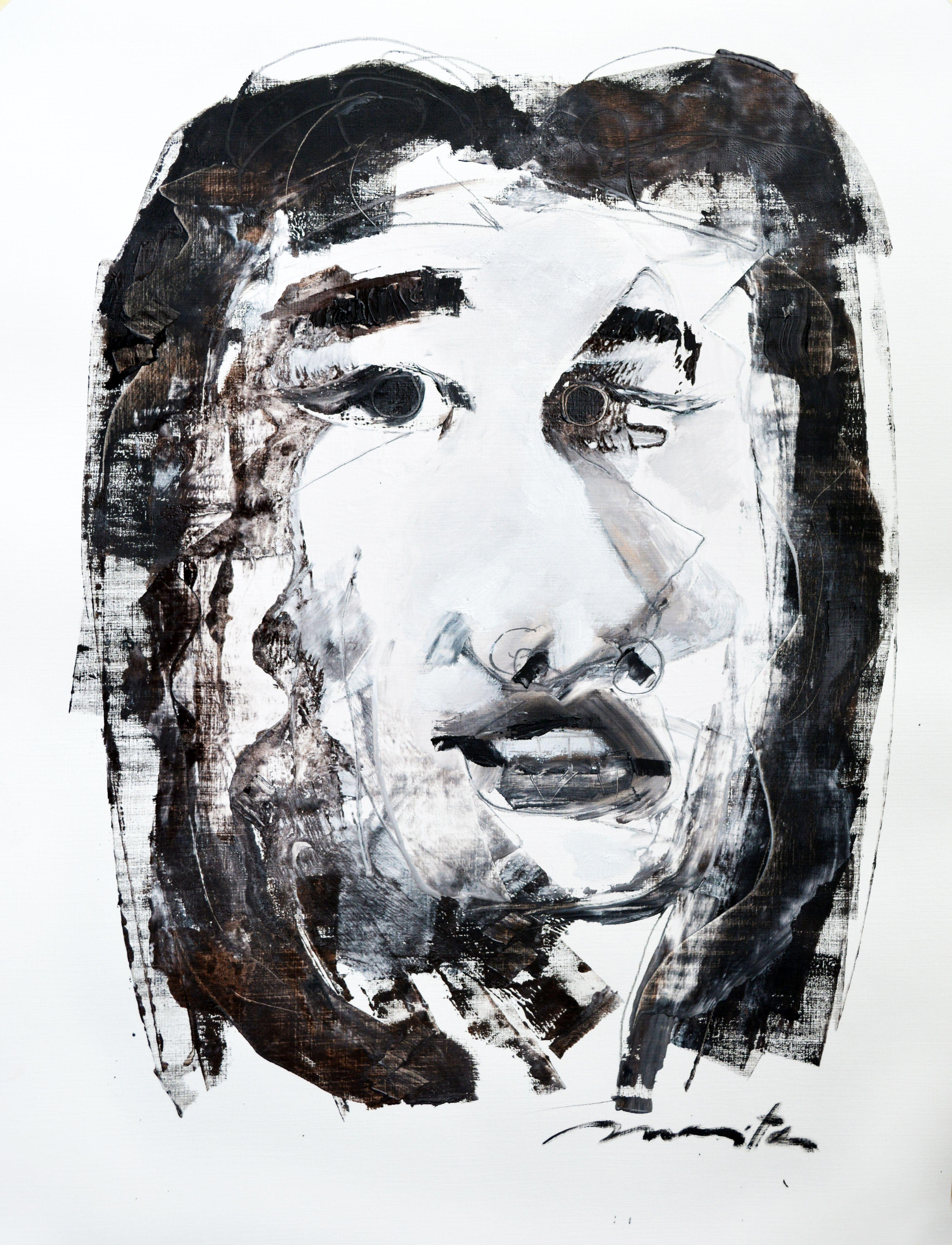 Atracción, Pintura, Óleo sobre papel - Painting de Rolando Duartes