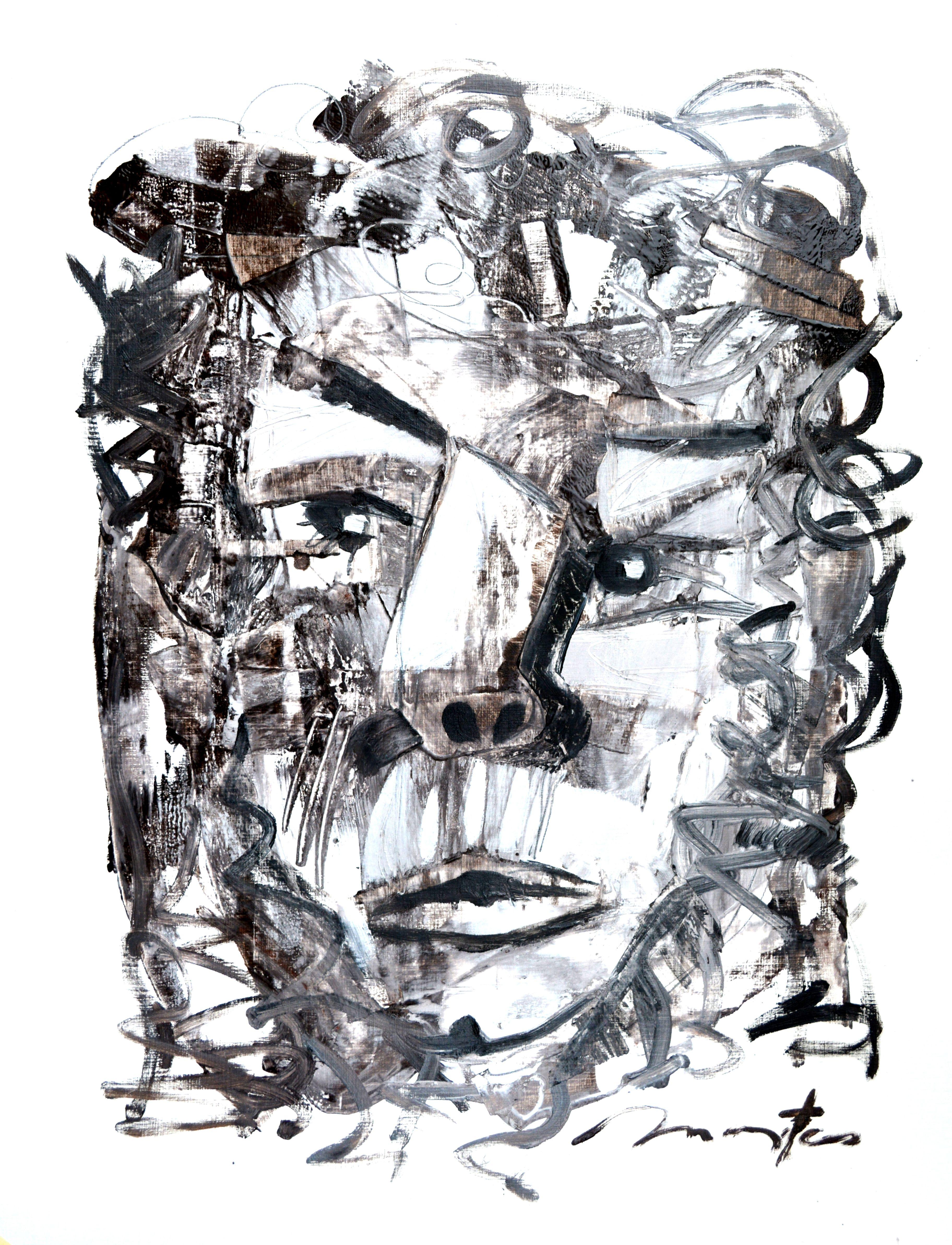 My intention is to represent feelings, emotions, moods using gestural painting.  :: Painting :: Contemporary :: This piece comes with an official certificate of authenticity signed by the artist :: Ready to Hang: No :: Signed: Yes :: Signature