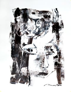 Pretend Indifference, Painting, Oil on Paper