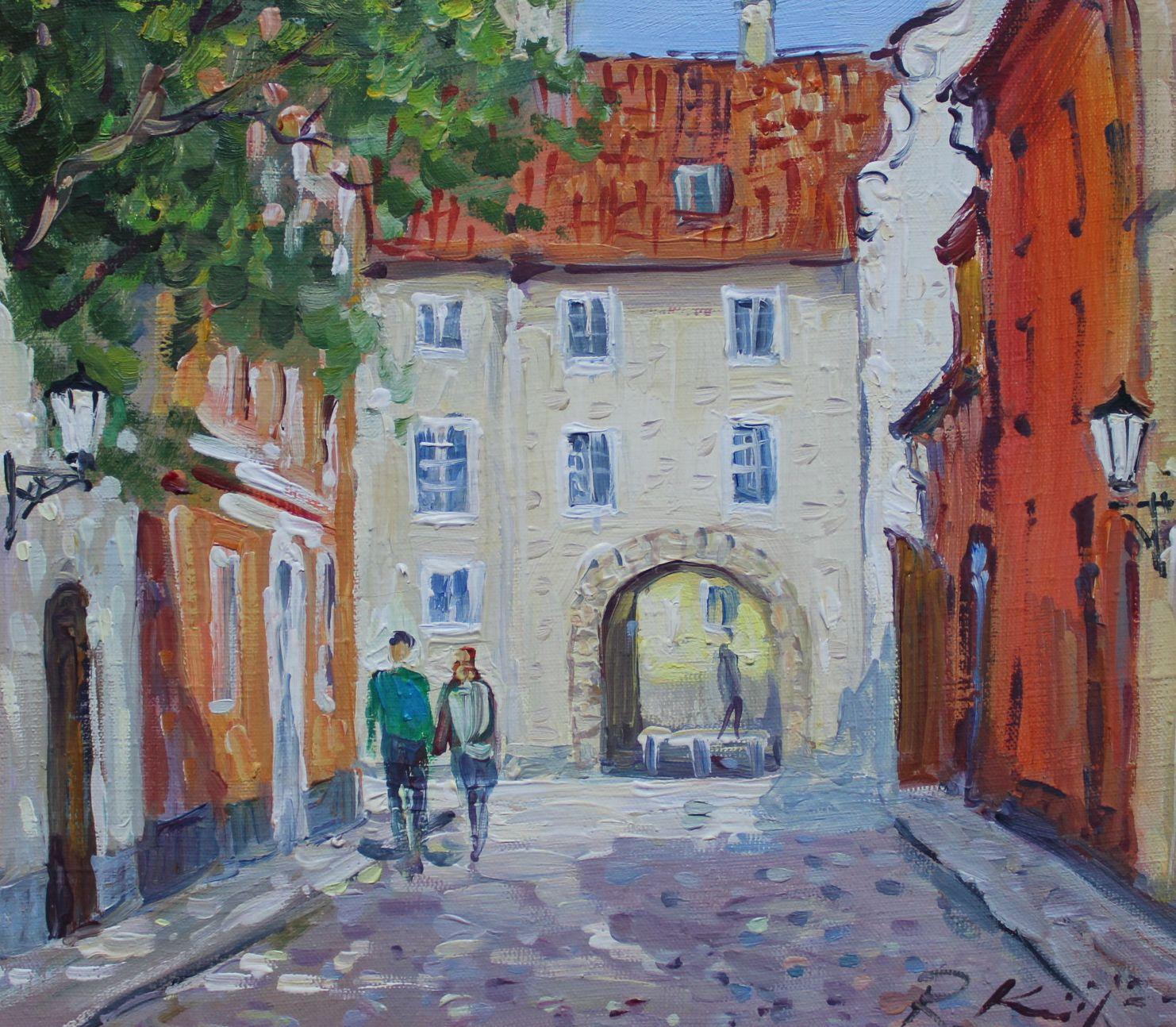 Ciudad - Painting Realista de Rolands Krisjans