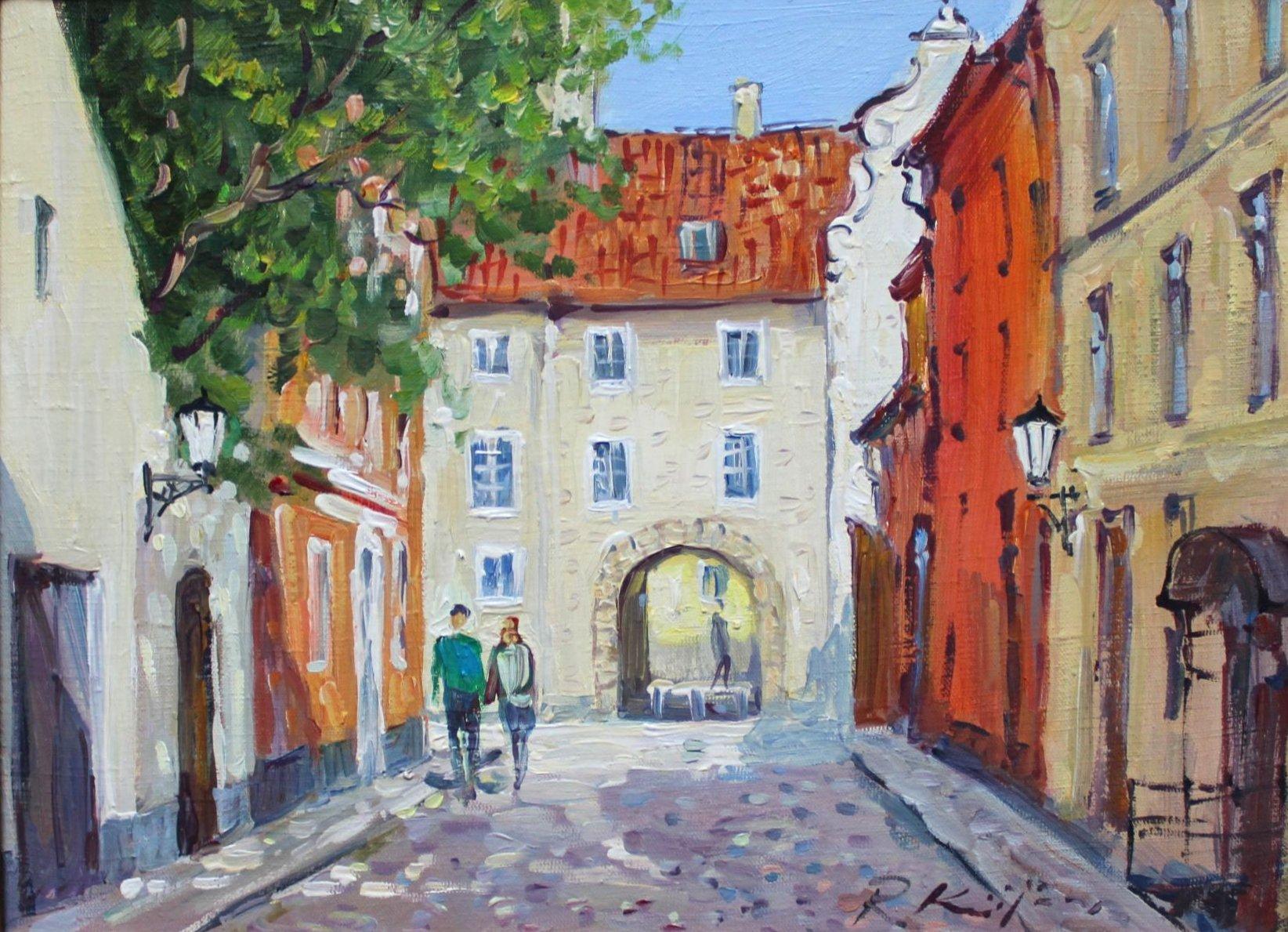 Landscape Painting de Rolands Krisjans - Ciudad
