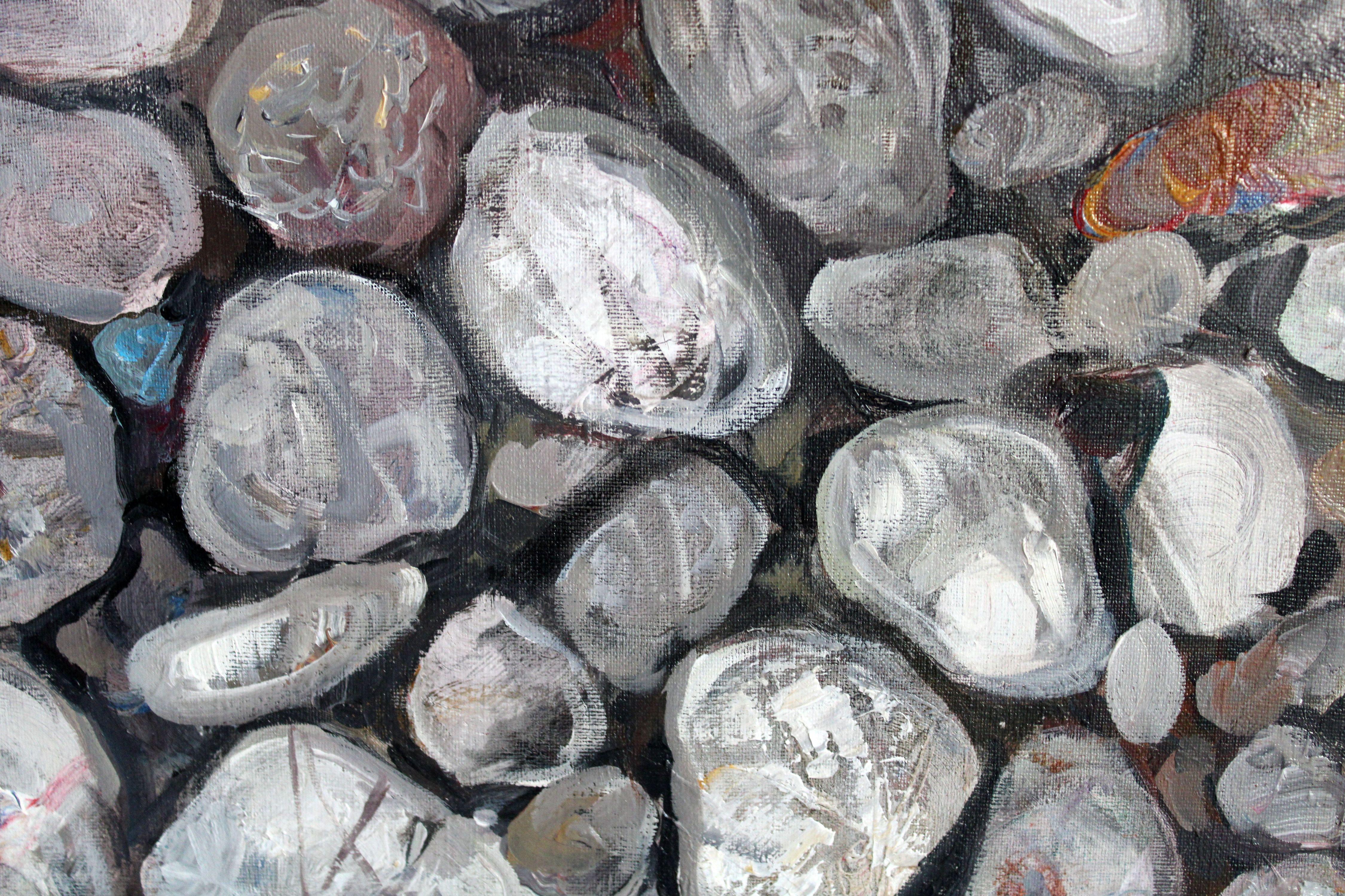 Rocks. 2023, canvas, oil, 75x90 cm For Sale 1