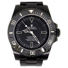 Used Rolex 114060 DLC Submariner No Date Watch