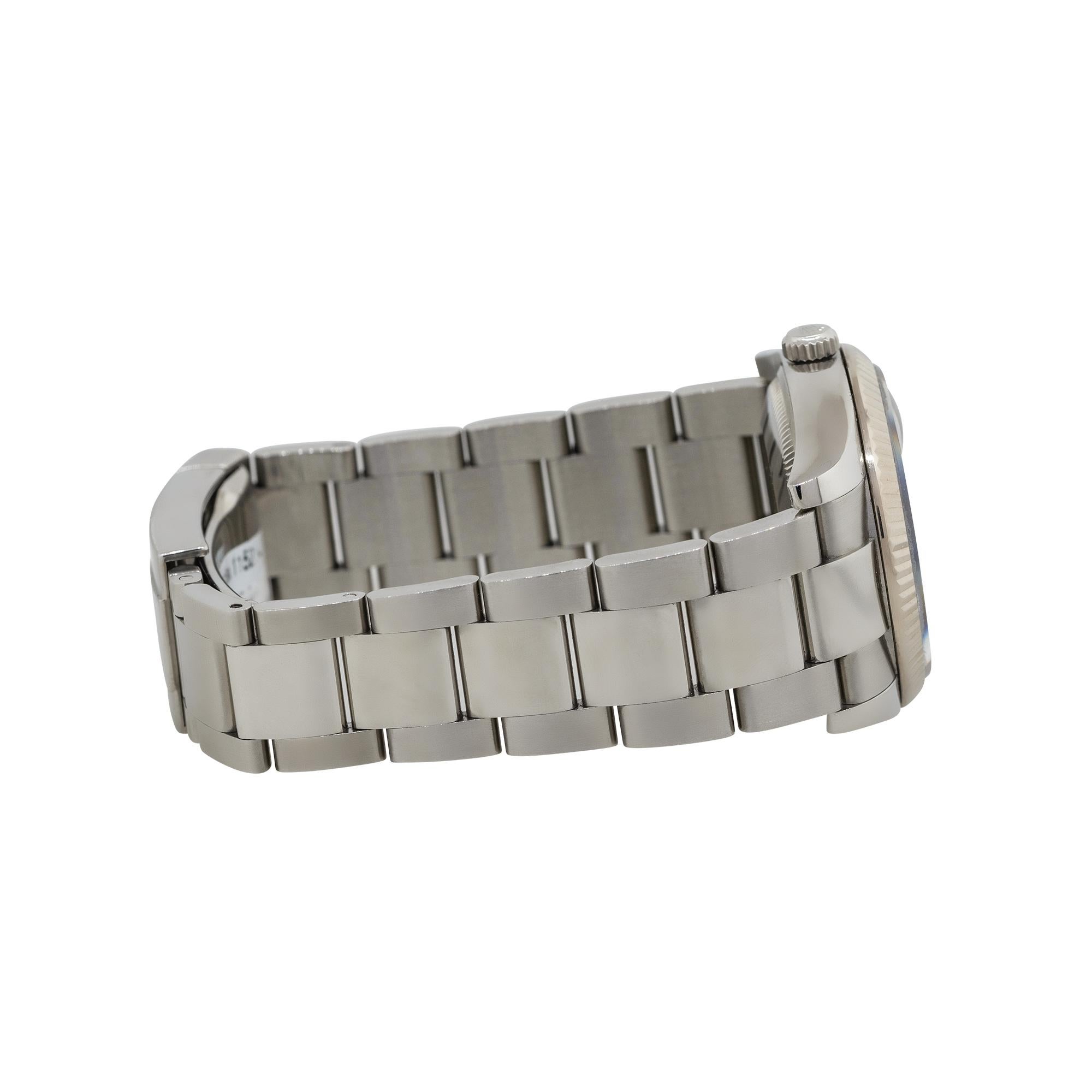 Rolex 115234 Datejust Stainless Steel Diamond Dial Watch 1