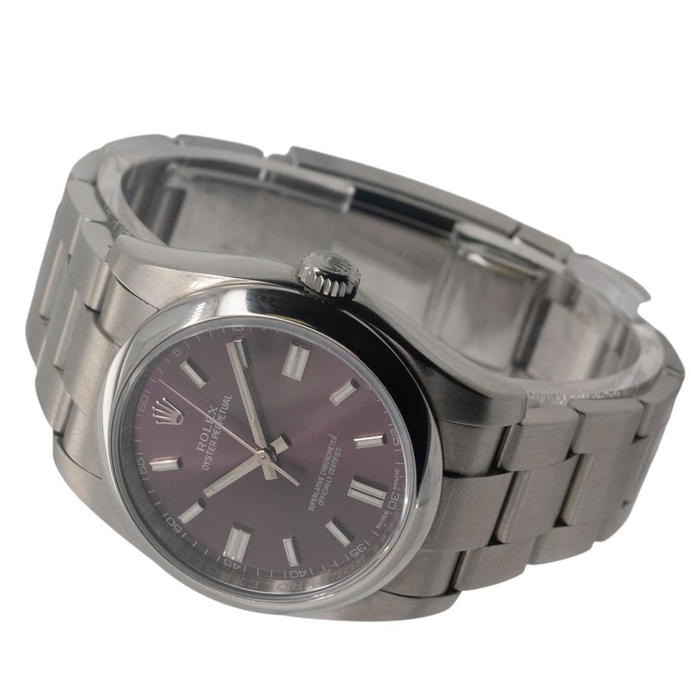 Rolex 11600 Oyster Perpetual 36mm Grape Dial For Sale 1