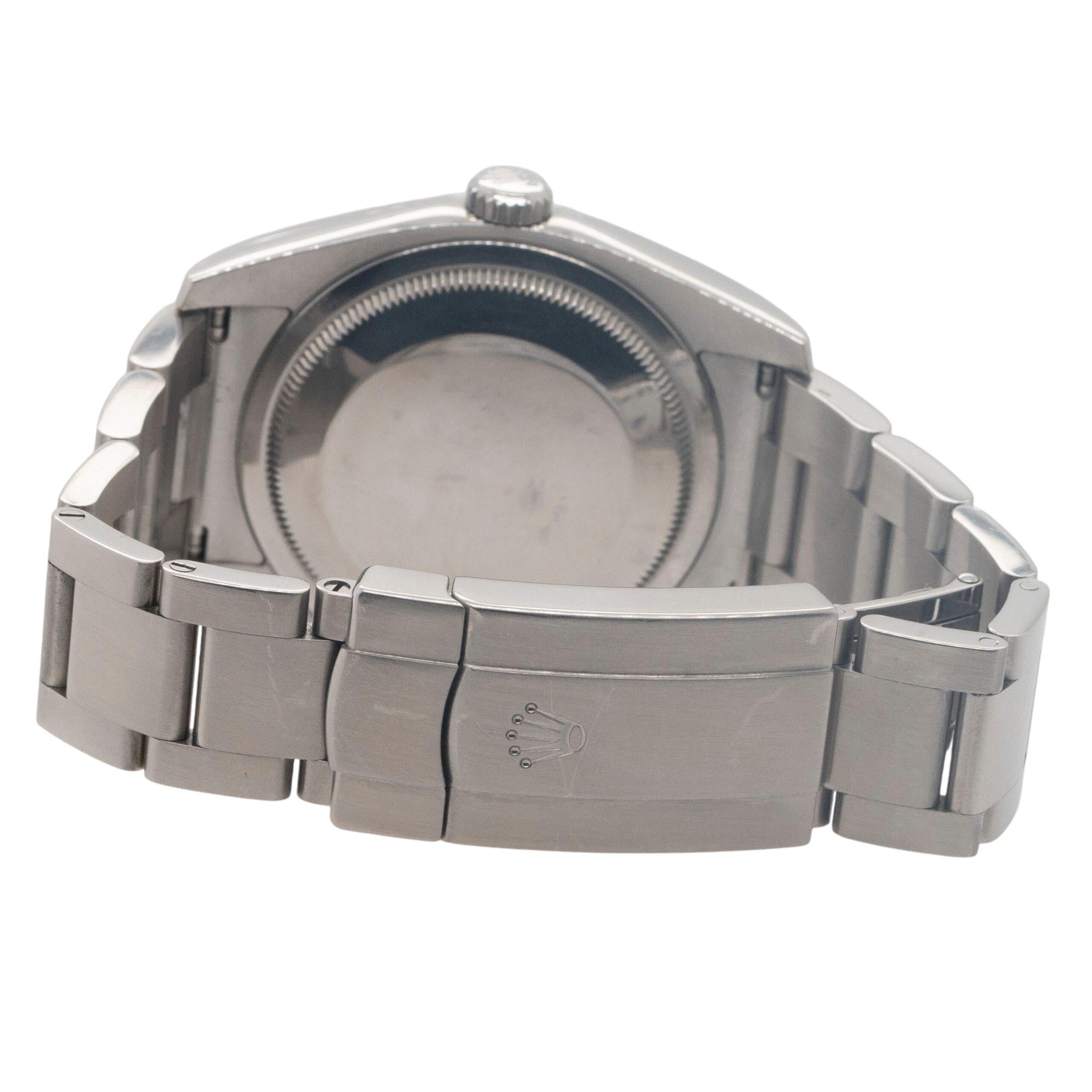 Rolex 11600 Oyster Perpetual 36mm Grape Dial For Sale 2