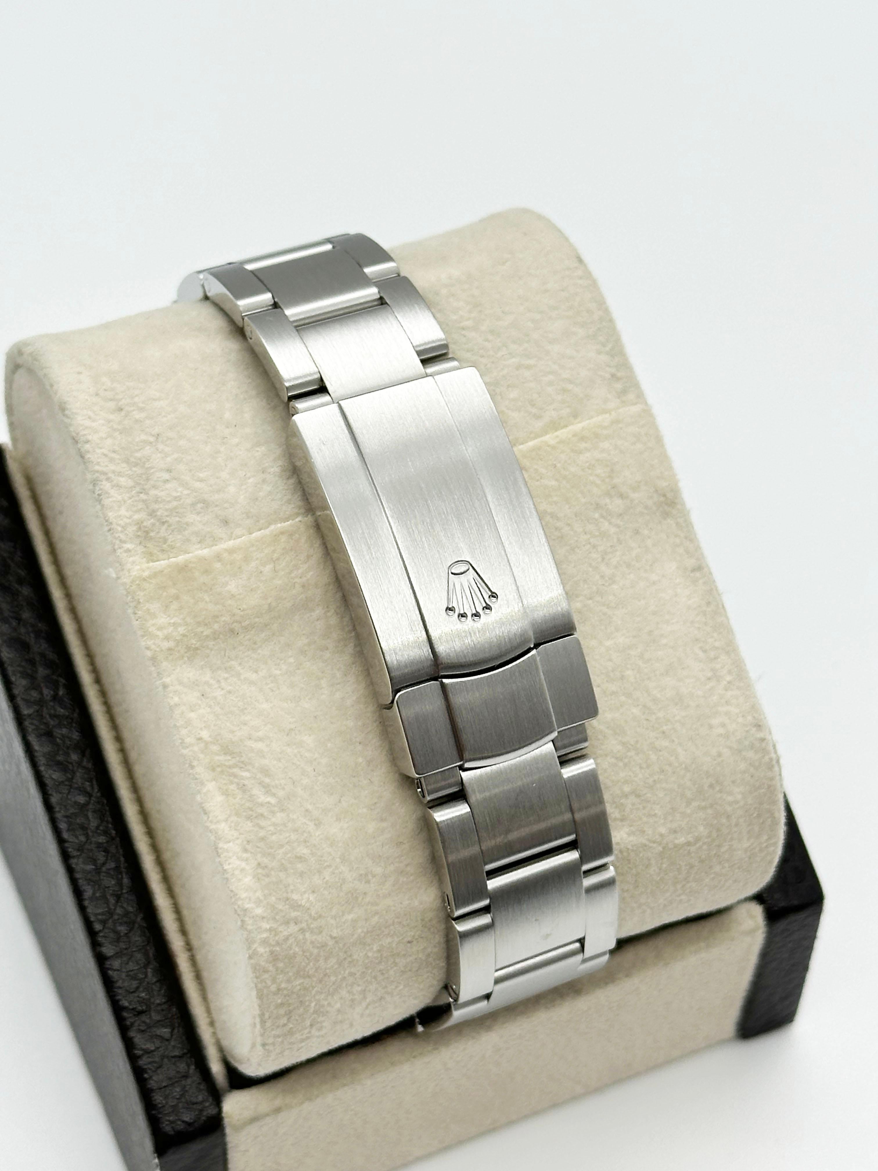Rolex 116000 Oyster Perpetual 36mm Quadrante Argento Acciaio Inox Scatola Libretto 2