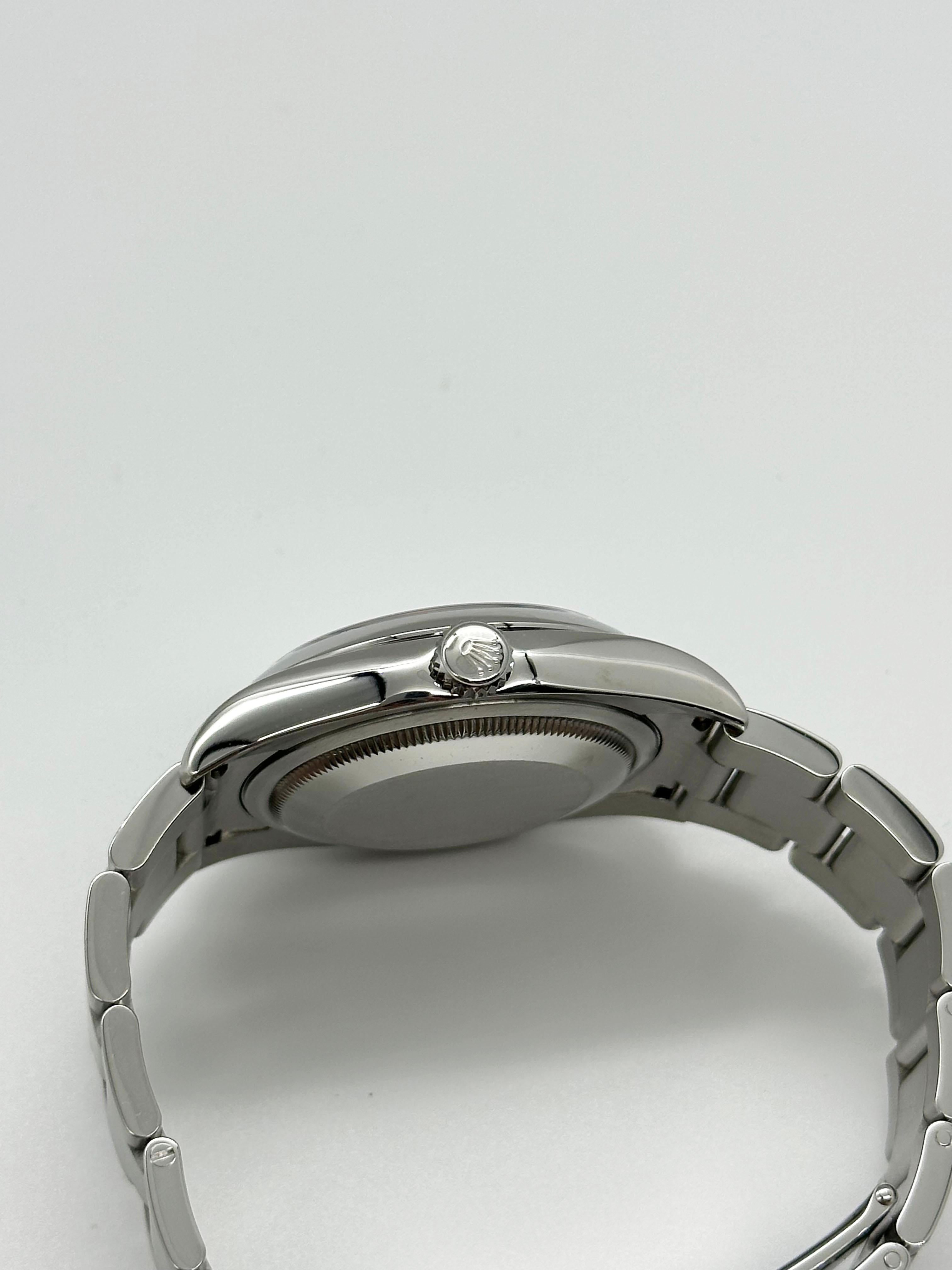 Rolex 116000 Oyster Perpetual 36mm Quadrante Argento Acciaio Inox Scatola Libretto 3