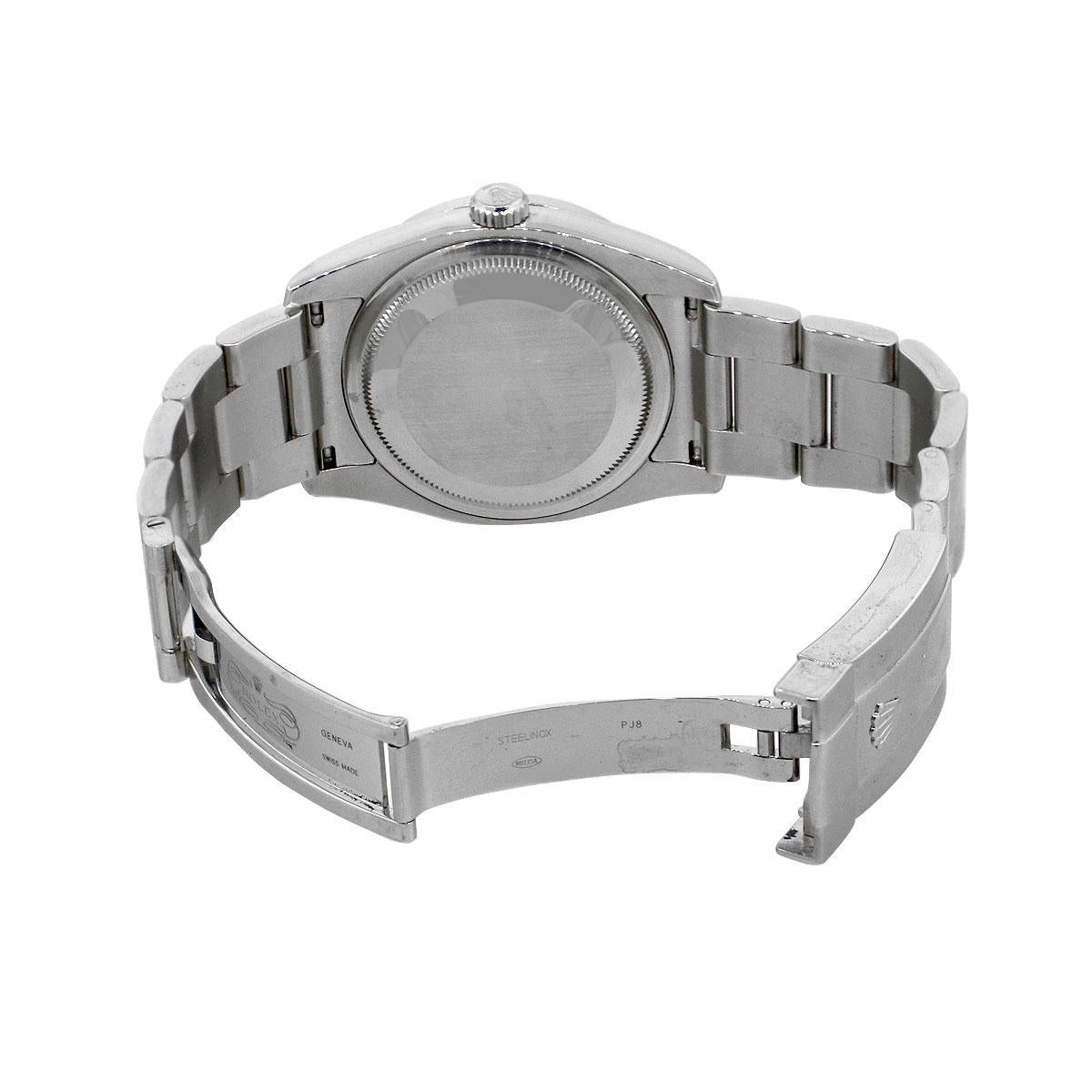 Women's or Men's Rolex 116200 Datejust Black Diamond Dial and Diamond Bezel Watch
