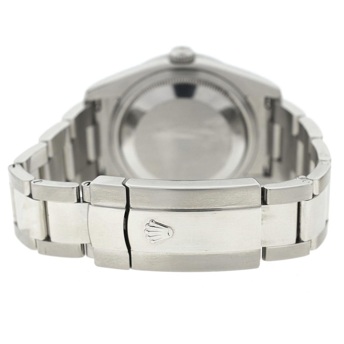 Rolex 116200 Datejust MOP Diamond Dial Diamond Bezel Stainless Steel Watch 3