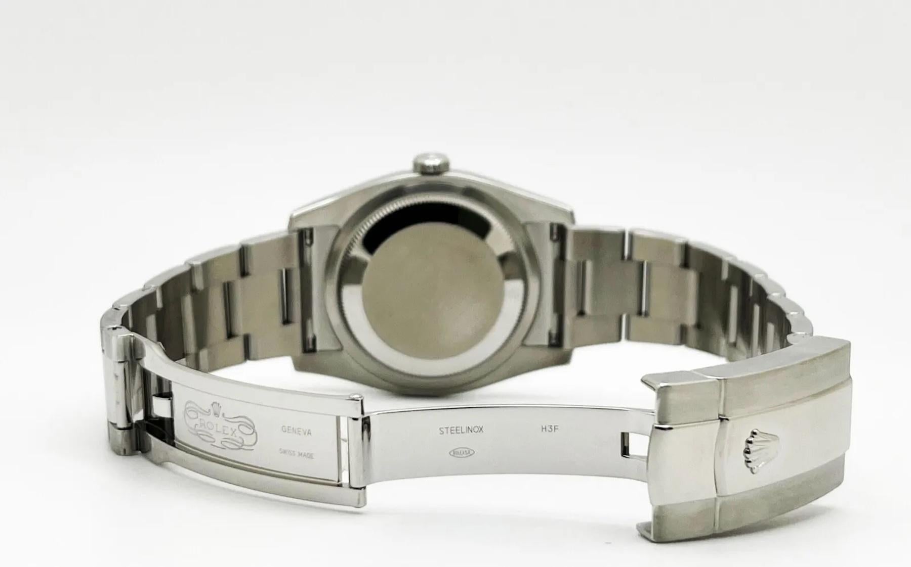 Rolex 116200 Datejust Weißes römisches Zifferblatt Edelstahl Box Papiere 2017 5