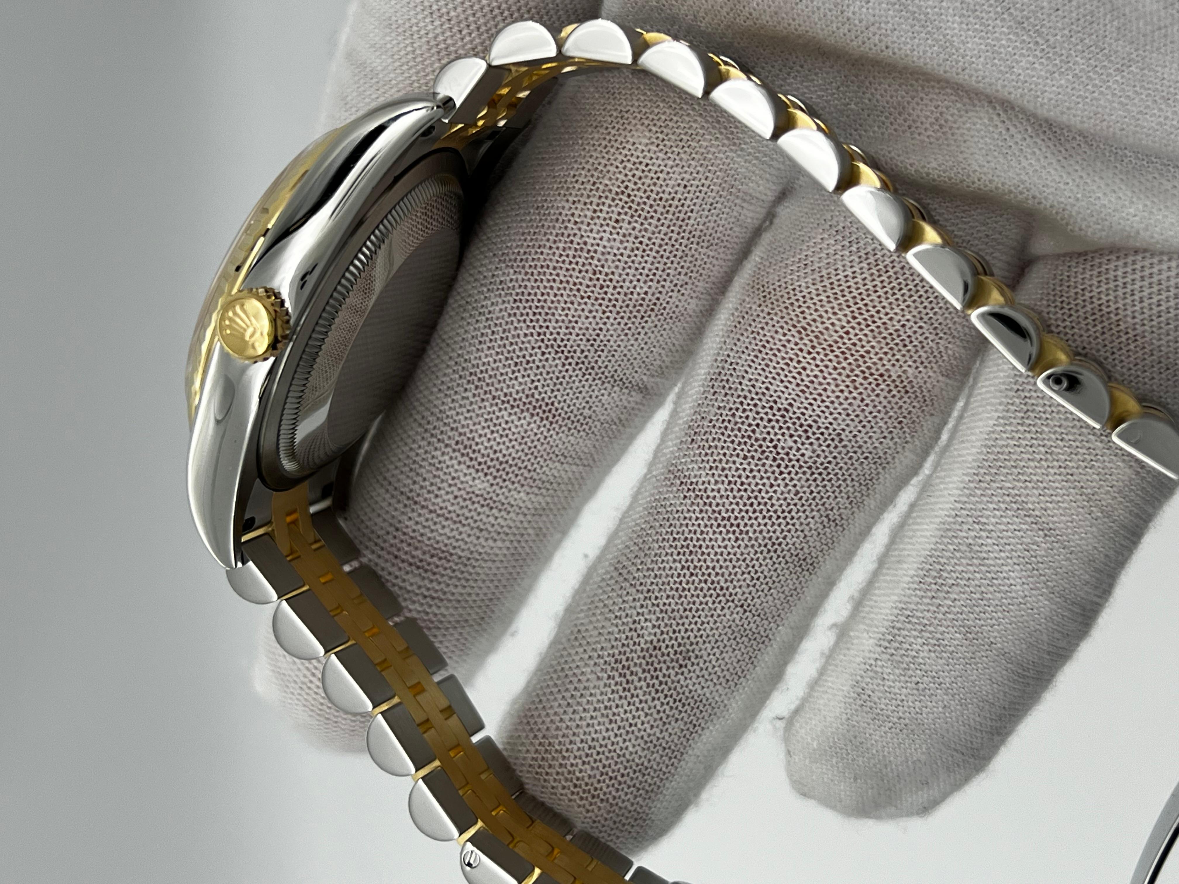 Rolex Datejust 116233 36m Mother Of Pearl Diamond 18K Gold Steel Box Paper 2017 1