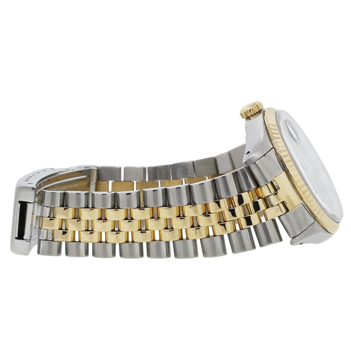 Reloj Rolex 116233 Datejust Dos Tonos Esfera Azul Jubilee en venta 7