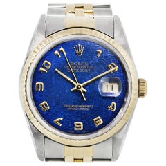 Rolex 116233 Datejust Two Tone Blue Dial Jubilee Watch