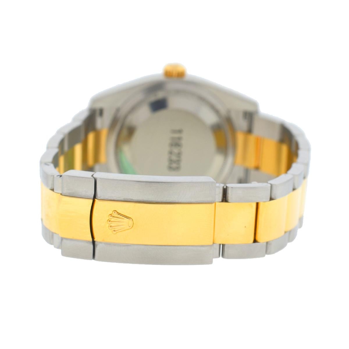 Men's Rolex 116233 Datejust Two-Tone Factory Original Diamonds Watch