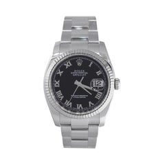 Rolex 116234 Datejust Black Dial Watch