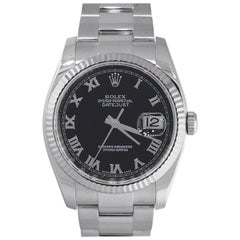 Rolex 116234 Datejust Black Dial Watch