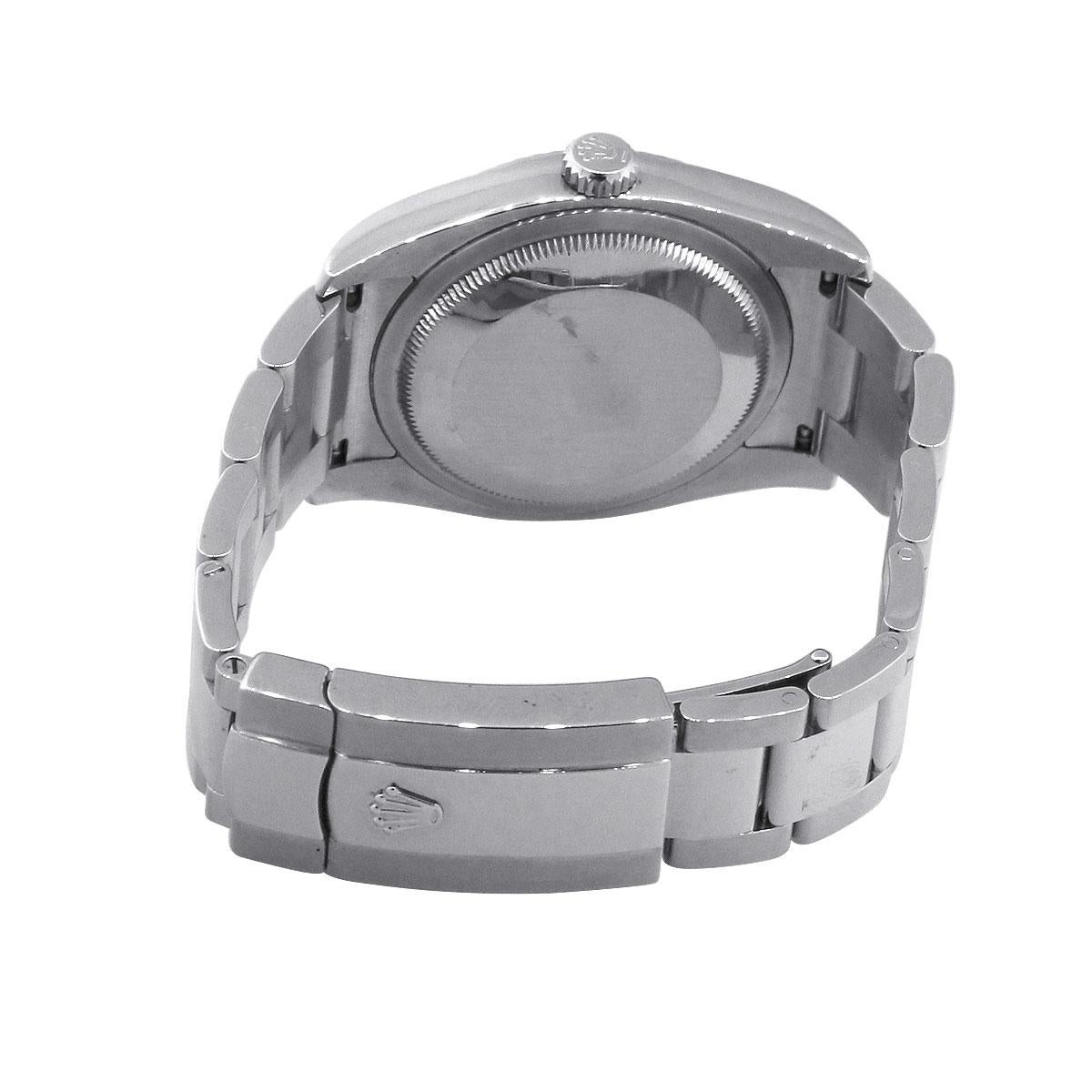Rolex 116234 Datejust Black Diamond Dial Watch In Excellent Condition In Boca Raton, FL