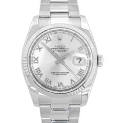Rolex 116234 Datejust Stainless Steel Silver Dial Watch