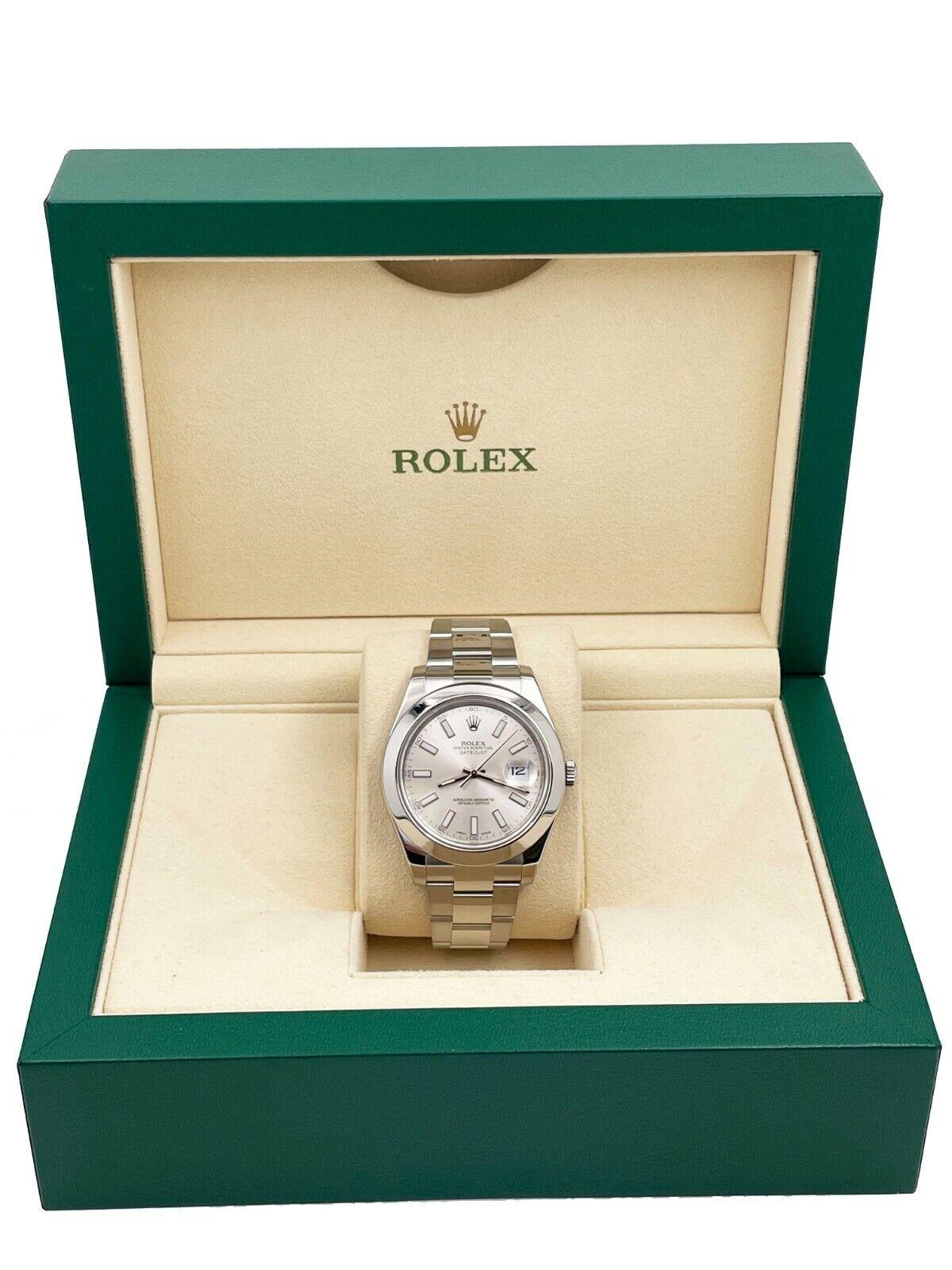 Rolex 116300 Datejust II Silver Dial Stainless Steel For Sale 1