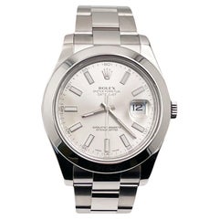 Used Rolex 116300 Datejust II Silver Dial Stainless Steel